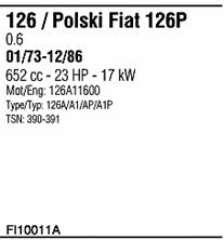  FI10011A Układ wydechowy FI10011A: Dobra cena w Polsce na 2407.PL - Kup Teraz!