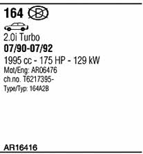  AR16416 Abgasanlage AR16416: Kaufen Sie zu einem guten Preis in Polen bei 2407.PL!