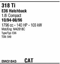 BW31843 Walker Abgasanlage
