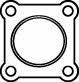 Walker 80465 Exhaust pipe gasket 80465: Buy near me in Poland at 2407.PL - Good price!