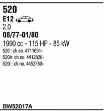  BW52017A Abgasanlage BW52017A: Kaufen Sie zu einem guten Preis in Polen bei 2407.PL!