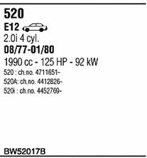  BW52017B Abgasanlage BW52017B: Kaufen Sie zu einem guten Preis in Polen bei 2407.PL!