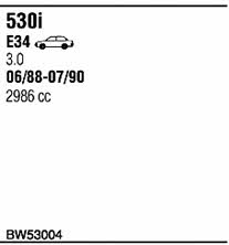  BW53004 Exhaust system BW53004: Buy near me in Poland at 2407.PL - Good price!