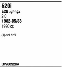  BW60320A Układ wydechowy BW60320A: Dobra cena w Polsce na 2407.PL - Kup Teraz!