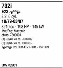 Walker BW73201 Abgasanlage BW73201: Kaufen Sie zu einem guten Preis in Polen bei 2407.PL!