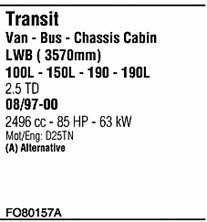  FO80157A Система выпуска отработаных газов FO80157A: Отличная цена - Купить в Польше на 2407.PL!