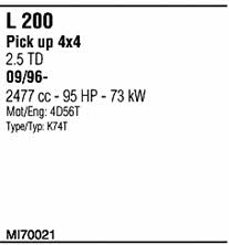  MI70021 Abgasanlage MI70021: Kaufen Sie zu einem guten Preis in Polen bei 2407.PL!
