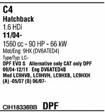  CIH18336BB Система выпуска отработаных газов CIH18336BB: Отличная цена - Купить в Польше на 2407.PL!