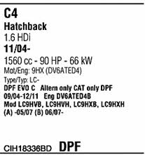  CIH18336BD Система выпуска отработаных газов CIH18336BD: Отличная цена - Купить в Польше на 2407.PL!