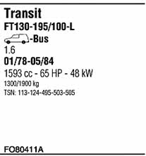 Walker FO80411A Układ wydechowy FO80411A: Dobra cena w Polsce na 2407.PL - Kup Teraz!