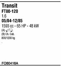 Walker FO80416A Układ wydechowy FO80416A: Dobra cena w Polsce na 2407.PL - Kup Teraz!