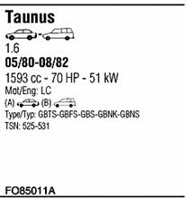  FO85011A Abgasanlage FO85011A: Kaufen Sie zu einem guten Preis in Polen bei 2407.PL!