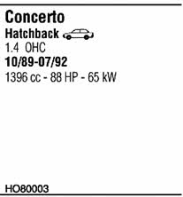 Walker HO80003 Система випуску відпрацьованих газів HO80003: Приваблива ціна - Купити у Польщі на 2407.PL!