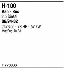 Walker HY70006 Система випуску відпрацьованих газів HY70006: Приваблива ціна - Купити у Польщі на 2407.PL!