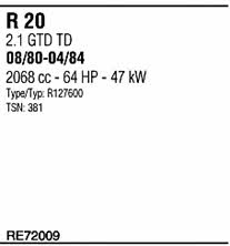  RE72009 Система выпуска отработаных газов RE72009: Отличная цена - Купить в Польше на 2407.PL!