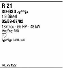 Walker RE72122 Abgasanlage RE72122: Kaufen Sie zu einem guten Preis in Polen bei 2407.PL!