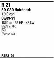 Walker RE72129 Abgasanlage RE72129: Kaufen Sie zu einem guten Preis in Polen bei 2407.PL!