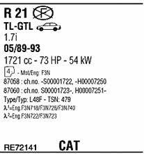 Walker RE72141 Abgasanlage RE72141: Kaufen Sie zu einem guten Preis in Polen bei 2407.PL!