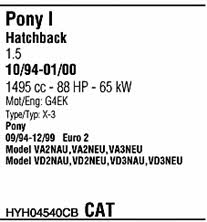 Walker HYH04540CB Abgasanlage HYH04540CB: Kaufen Sie zu einem guten Preis in Polen bei 2407.PL!