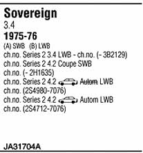 Walker JA31704A Abgasanlage JA31704A: Kaufen Sie zu einem guten Preis in Polen bei 2407.PL!