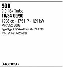 Walker SA60103B Система випуску відпрацьованих газів SA60103B: Приваблива ціна - Купити у Польщі на 2407.PL!