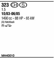  MA40010 Система випуску відпрацьованих газів MA40010: Приваблива ціна - Купити у Польщі на 2407.PL!