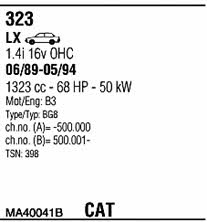 Walker MA40041B Abgasanlage MA40041B: Kaufen Sie zu einem guten Preis in Polen bei 2407.PL!