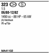  MA41102 Система випуску відпрацьованих газів MA41102: Приваблива ціна - Купити у Польщі на 2407.PL!