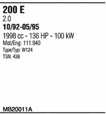 Walker MB20011A Abgasanlage MB20011A: Kaufen Sie zu einem guten Preis in Polen bei 2407.PL!