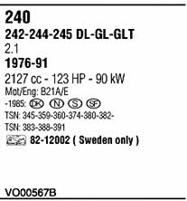  VO00567B Abgasanlage VO00567B: Kaufen Sie zu einem guten Preis in Polen bei 2407.PL!
