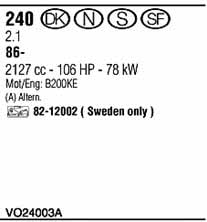  VO24003A Abgasanlage VO24003A: Kaufen Sie zu einem guten Preis in Polen bei 2407.PL!