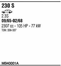 Walker MB40001A Abgasanlage MB40001A: Kaufen Sie zu einem guten Preis in Polen bei 2407.PL!