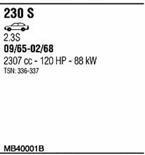 Walker MB40001B Abgasanlage MB40001B: Kaufen Sie zu einem guten Preis in Polen bei 2407.PL!