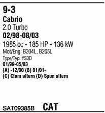  SAT09385B Система випуску відпрацьованих газів SAT09385B: Приваблива ціна - Купити у Польщі на 2407.PL!