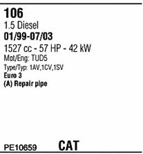  PE10659 Система випуску відпрацьованих газів PE10659: Приваблива ціна - Купити у Польщі на 2407.PL!