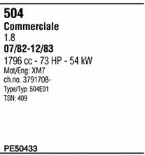  PE50433 Система выпуска отработаных газов PE50433: Отличная цена - Купить в Польше на 2407.PL!