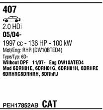  PEH17852AB Система випуску відпрацьованих газів PEH17852AB: Приваблива ціна - Купити у Польщі на 2407.PL!