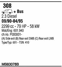 Walker MB83076B Система выпуска отработаных газов MB83076B: Отличная цена - Купить в Польше на 2407.PL!