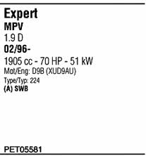 Walker PET05581 Exhaust system PET05581: Buy near me in Poland at 2407.PL - Good price!