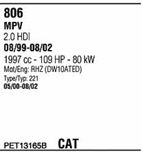  PET13165B Система випуску відпрацьованих газів PET13165B: Приваблива ціна - Купити у Польщі на 2407.PL!