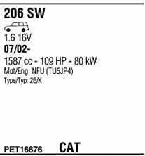 Walker PET16676 Система выпуска отработаных газов PET16676: Отличная цена - Купить в Польше на 2407.PL!