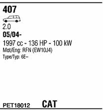  PET18012 Система випуску відпрацьованих газів PET18012: Приваблива ціна - Купити у Польщі на 2407.PL!