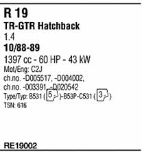  RE19002 Układ wydechowy RE19002: Dobra cena w Polsce na 2407.PL - Kup Teraz!