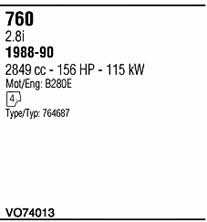  VO74013 Система выпуска отработаных газов VO74013: Отличная цена - Купить в Польше на 2407.PL!