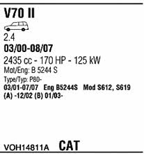  VOH14811A Система випуску відпрацьованих газів VOH14811A: Приваблива ціна - Купити у Польщі на 2407.PL!
