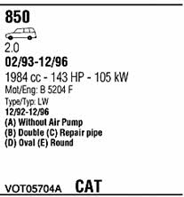  VOT05704A Exhaust system VOT05704A: Buy near me in Poland at 2407.PL - Good price!