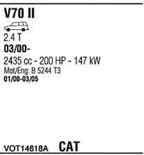 Walker VOT14618A Система выпуска отработаных газов VOT14618A: Отличная цена - Купить в Польше на 2407.PL!