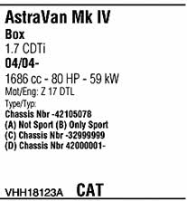  VHH18123A Система випуску відпрацьованих газів VHH18123A: Приваблива ціна - Купити у Польщі на 2407.PL!