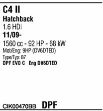  CIK00470BB Система выпуска отработаных газов CIK00470BB: Отличная цена - Купить в Польше на 2407.PL!