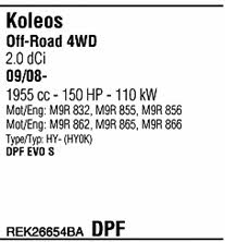  REK26654BA Układ wydechowy REK26654BA: Dobra cena w Polsce na 2407.PL - Kup Teraz!